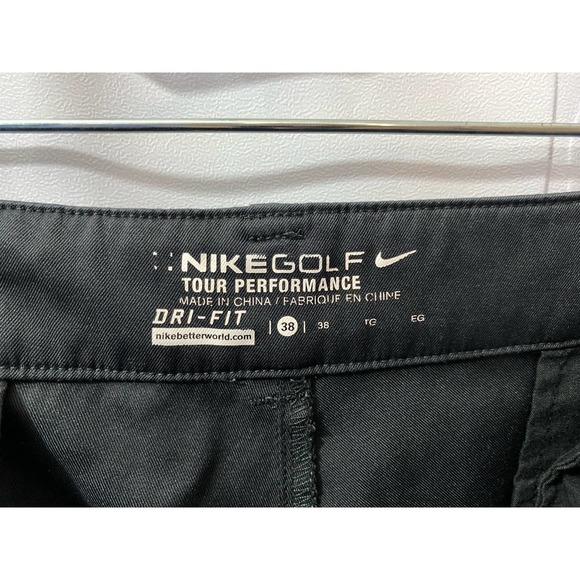 Nike Golf Tour Performance Dri Fit Shorts Mens Size 38 - Black - Picture 2 of 8